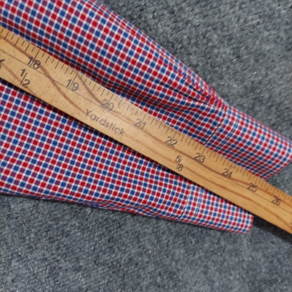 Brooks Brothers Shirt Mens Medium Red Check Long Sleeve Regent Non Iron - Picture 9 of 10